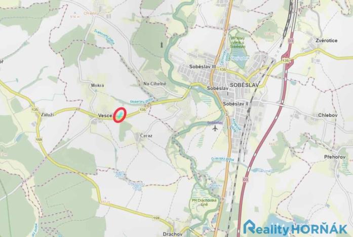 Prodej pozemku pro bydlení, Vesce, 2813 m2