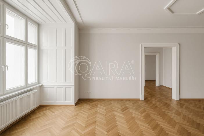 Pronájem bytu 4+1, Praha - Vinohrady, Polská, 147 m2