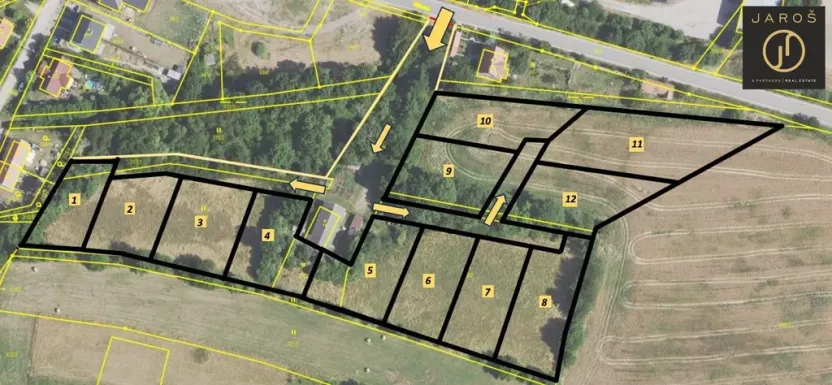 Prodej pozemku pro bydlení, Tachlovice, Mlýnská, 16910 m2