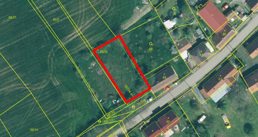 Prodej pozemku pro bydlení, Ptenín, 620 m2
