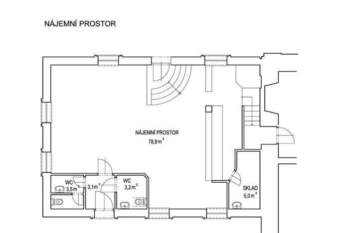 Pronájem obchodního prostoru, Brandýs nad Labem-Stará Boleslav, Boleslavská, 94 m2