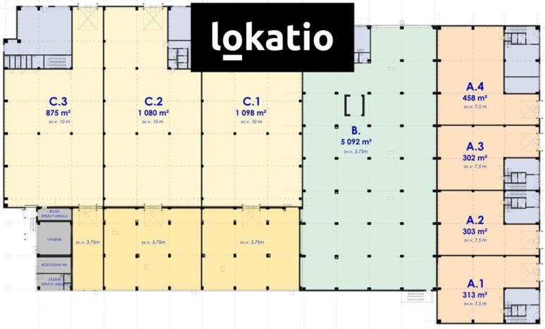 Pronájem skladu, Praha, Tiskařská, 885 m2