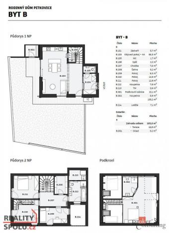 Prodej rodinného domu, Praha - Pitkovice, K dálnici, 166 m2