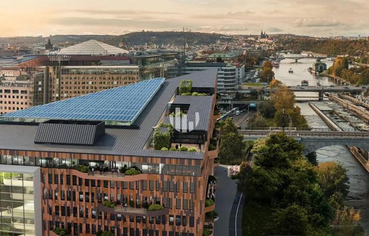 Pronájem kanceláře, Praha - Karlín, Karolinská, 916 m2