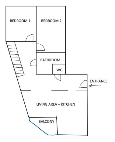 Pronájem bytu 3+kk, Brno, Nové sady, 89 m2