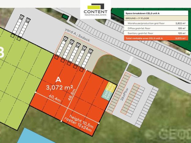Pronájem výrobních prostor, Česká Lípa - Dobranov, 2800 m2