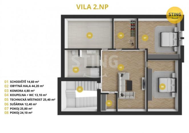 Prodej vily, Luže - Radim, 700 m2