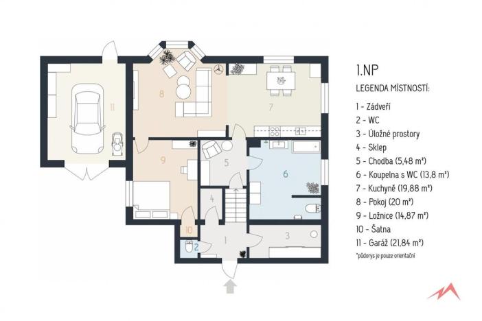 Prodej rodinného domu, Děčín - Děčín XXXI-Křešice, Vítězství, 225 m2
