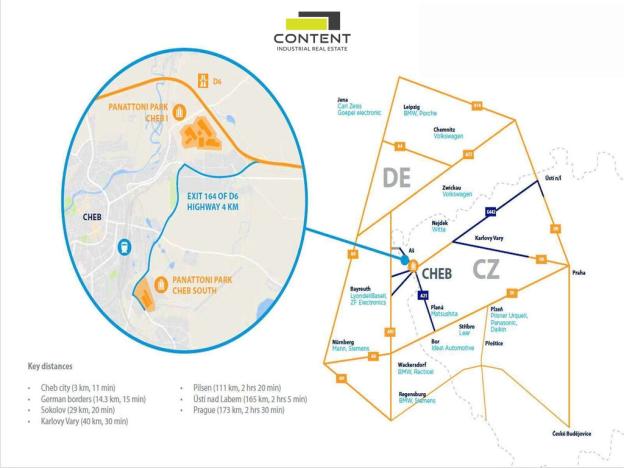 Pronájem skladu, Cheb, Podhradská, 22600 m2