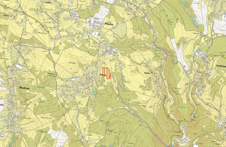 Prodej louky, Pěnčín, 23380 m2