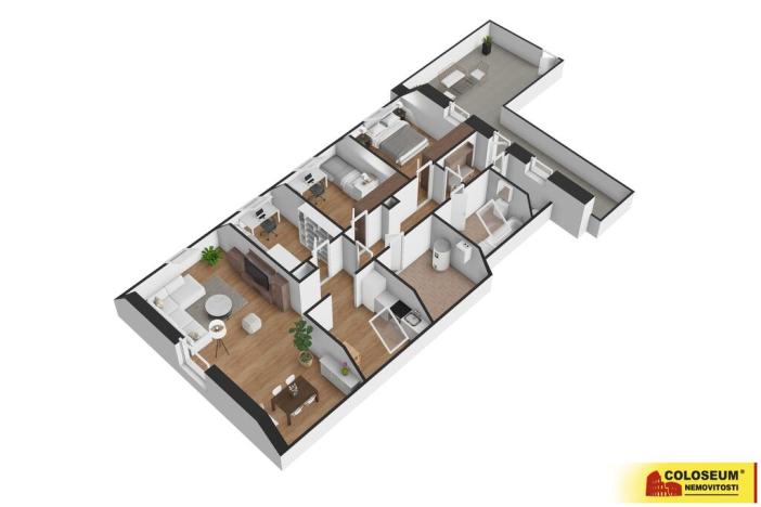 Prodej bytu 4+1, Moravský Krumlov, 101 m2