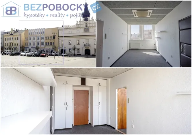Pronájem kanceláře, Havlíčkův Brod, Havlíčkovo náměstí, 32 m2
