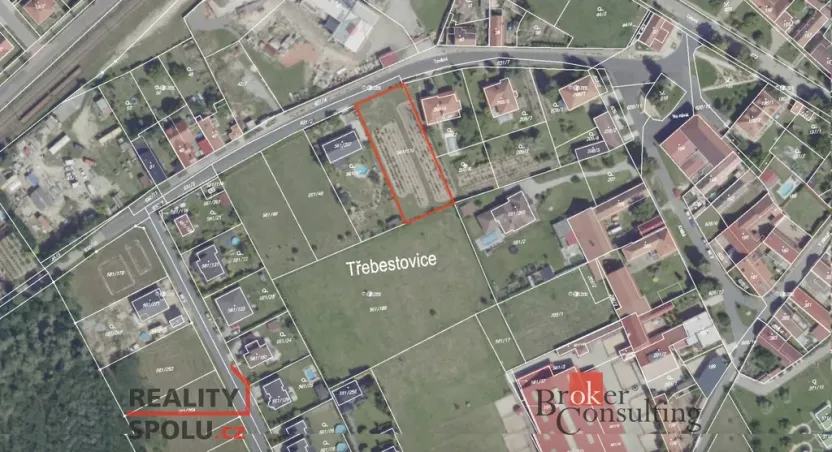 Prodej pozemku pro bydlení, Třebestovice, Tovární, 1515 m2