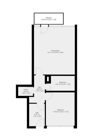 Pronájem bytu 2+kk, Praha - Hlubočepy, Štěpařská, 58 m2