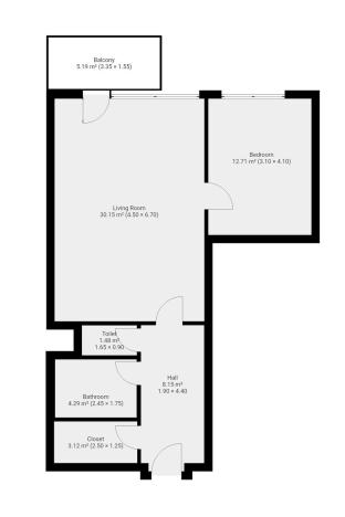 Pronájem bytu 2+kk, Praha - Hlubočepy, Štěpařská, 68 m2