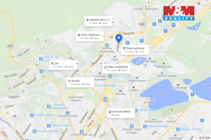 Prodej bytu 2+1, Chomutov, Holešická, 62 m2