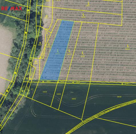 Prodej podílu 1/2 pole, Radovesice, 3165 m2