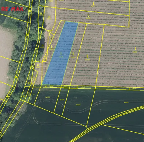 Prodej podílu 1/2 pole, Radovesice, 3165 m2