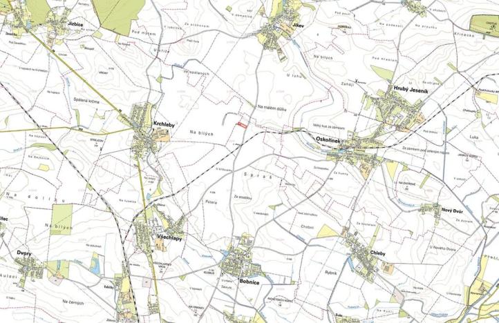 Prodej podílu pole, Bobnice, 4388 m2