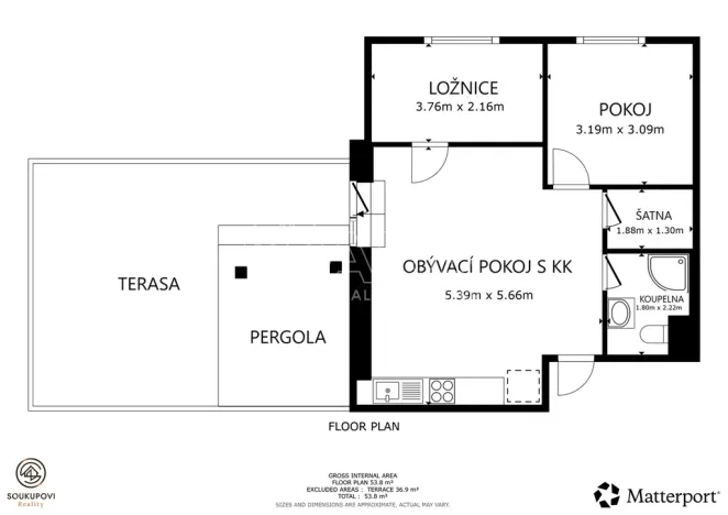Prodej bytu 3+kk, Hořovice, U Školky, 54 m2