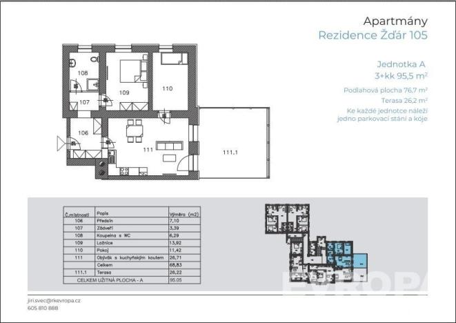 Prodej bytu 3+kk, Tanvald, okres jablonec nad nisou, 95 m2