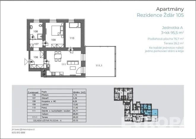 Prodej bytu 3+kk, Tanvald, okres jablonec nad nisou, 95 m2