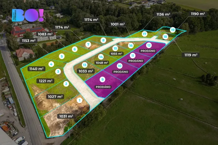 Prodej pozemku pro bydlení, Havířov - Bludovice, 1002 m2