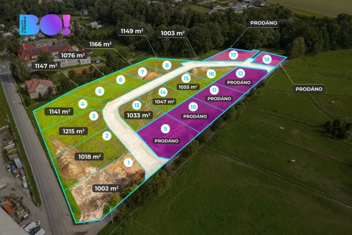 Prodej pozemku pro bydlení, Havířov - Bludovice, 1002 m2