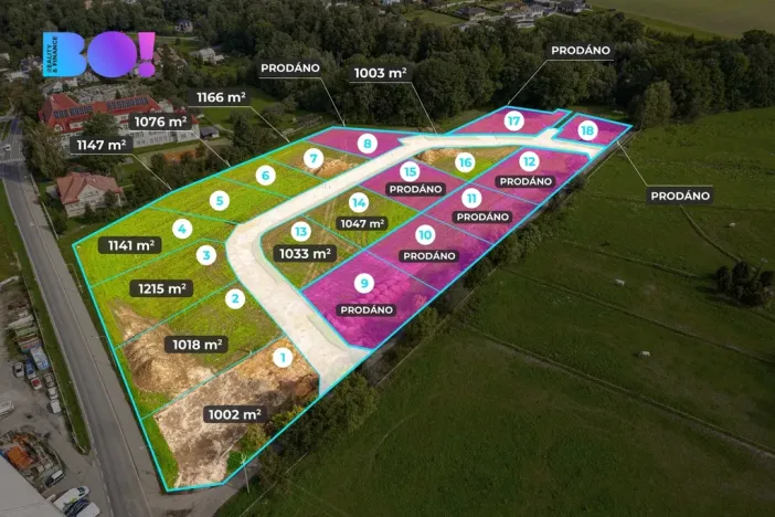 Prodej pozemku pro bydlení, Havířov - Bludovice, 1002 m2