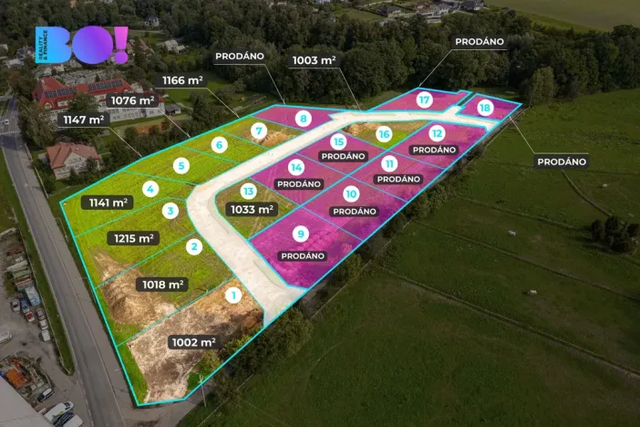 Prodej pozemku pro bydlení, Havířov - Bludovice, 1002 m2
