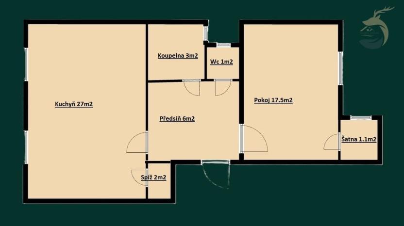 Prodej bytu 2+kk, Plzeň - Jižní Předměstí, Chelčického, 59 m2