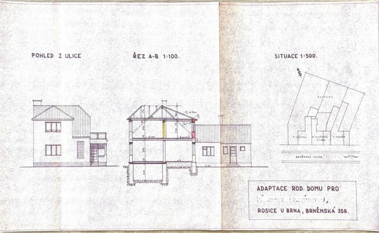 Prodej rodinného domu, Rosice, Brněnská, 107 m2