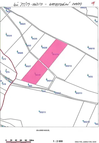 Prodej podílu lesa, Štíty, 11465 m2