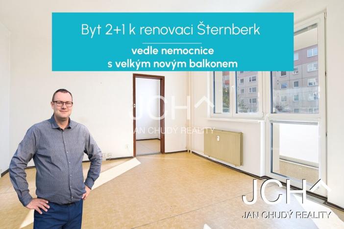 Prodej bytu 2+1, Šternberk, Jiráskova, 43 m2