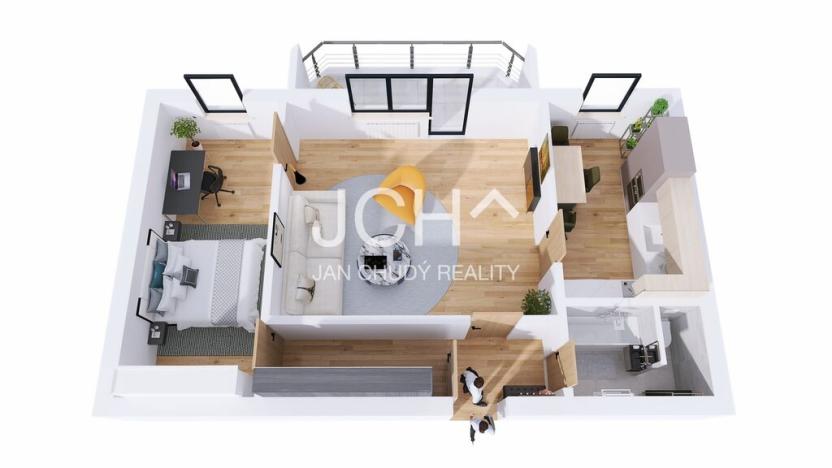 Prodej bytu 2+1, Šternberk, Jiráskova, 43 m2