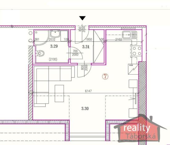 Prodej bytu 1+kk, Nupaky, Nupacká, 38 m2