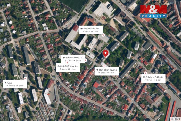 Prodej bytu 2+1, Pelhřimov, Friedova, 48 m2