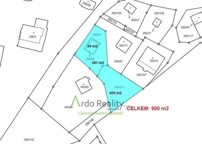 Prodej pozemku pro bydlení, Frymburk, 900 m2