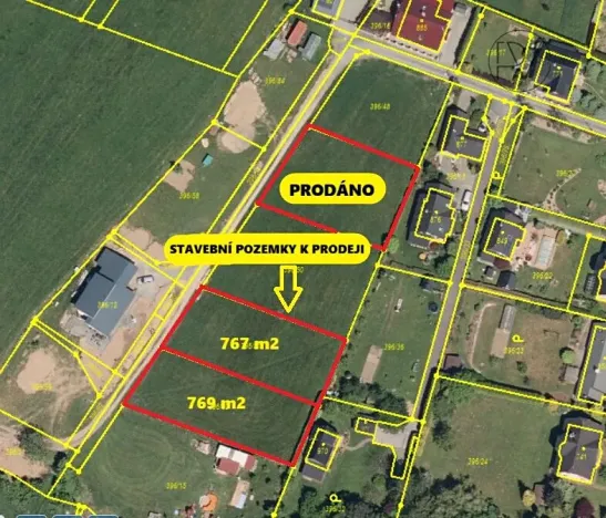 Prodej pozemku pro bydlení, Hutisko-Solanec, 769 m2