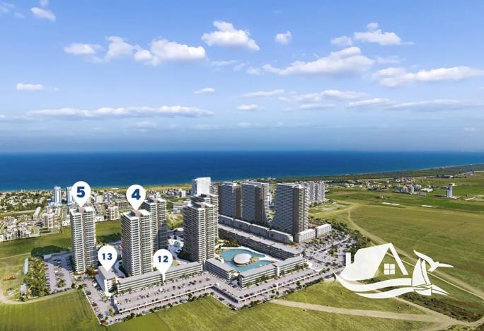 Prodej bytu 1+kk, Trikomo, Kypr, 50 m2