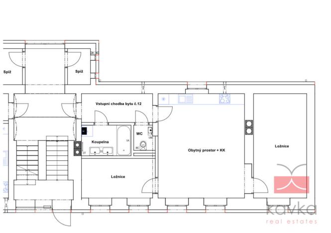 Pronájem bytu 3+kk, Humpolec, Masarykova, 70 m2