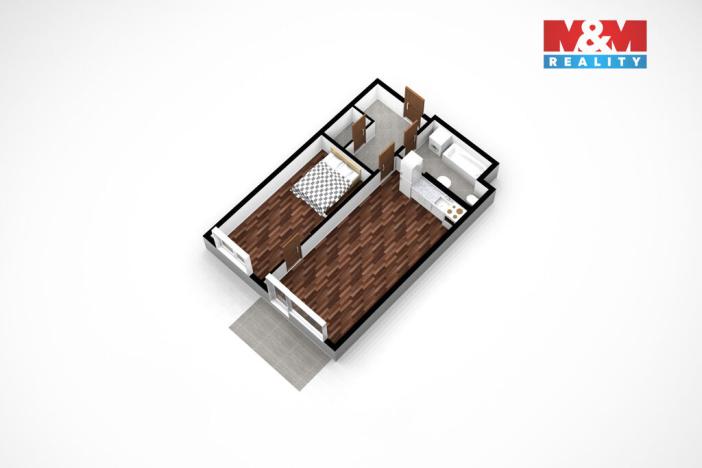 Prodej bytu 2+kk, Praha - Střížkov, Zakšínská, 53 m2