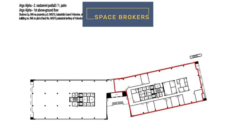 Pronájem kanceláře, Praha - Vokovice, Evropská, 2000 m2