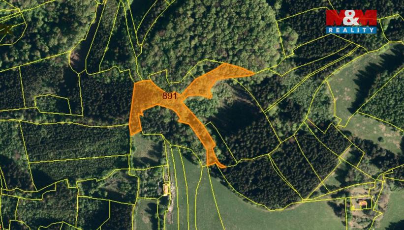 Prodej lesa, Lužná, 10226 m2