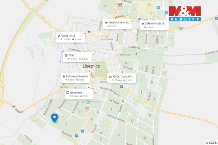 Prodej pozemku pro bydlení, Líbeznice, 1171 m2