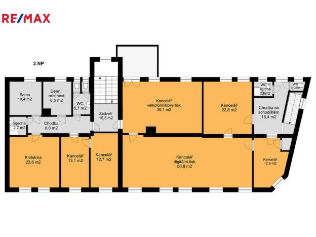 Prodej kanceláře, Ostrava - Vítkovice, Štramberská, 520 m2