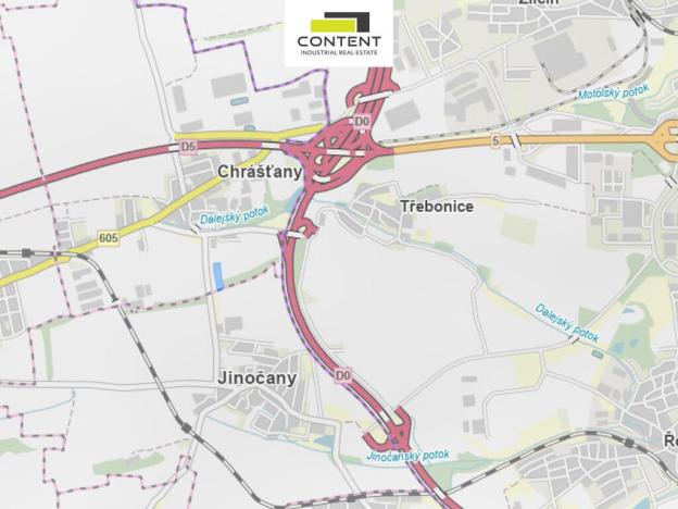 Prodej komerčního pozemku, Chrášťany, Třebonická, 10158 m2