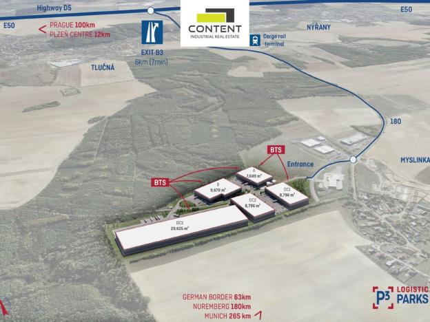 Pronájem skladu, Myslinka, 3500 m2