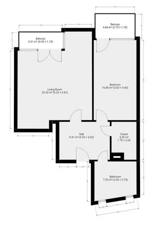 Pronájem bytu 2+kk, Praha - Pitkovice, K dálnici, 70 m2