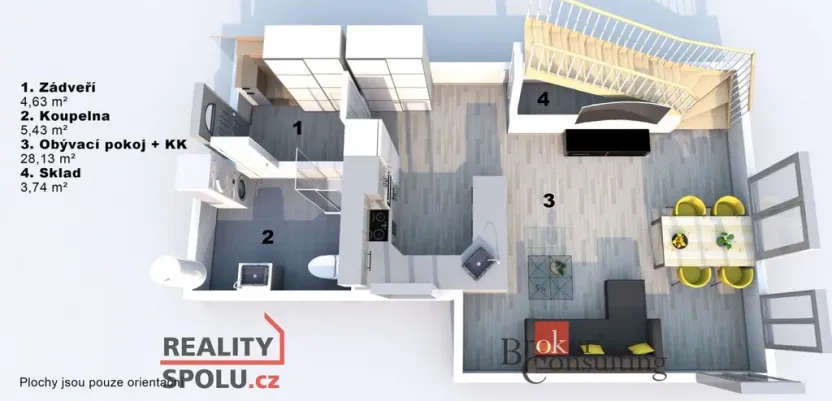 Prodej bytu 3+kk, Smiřice - Rodov, 102 m2